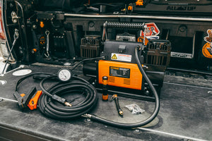 FasterFlate High-Output 12V Dual-Cylinder Compressor