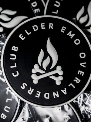 Elder Emo Overlanders Club Smoke & Bones Velcro Patch-FasterFlate