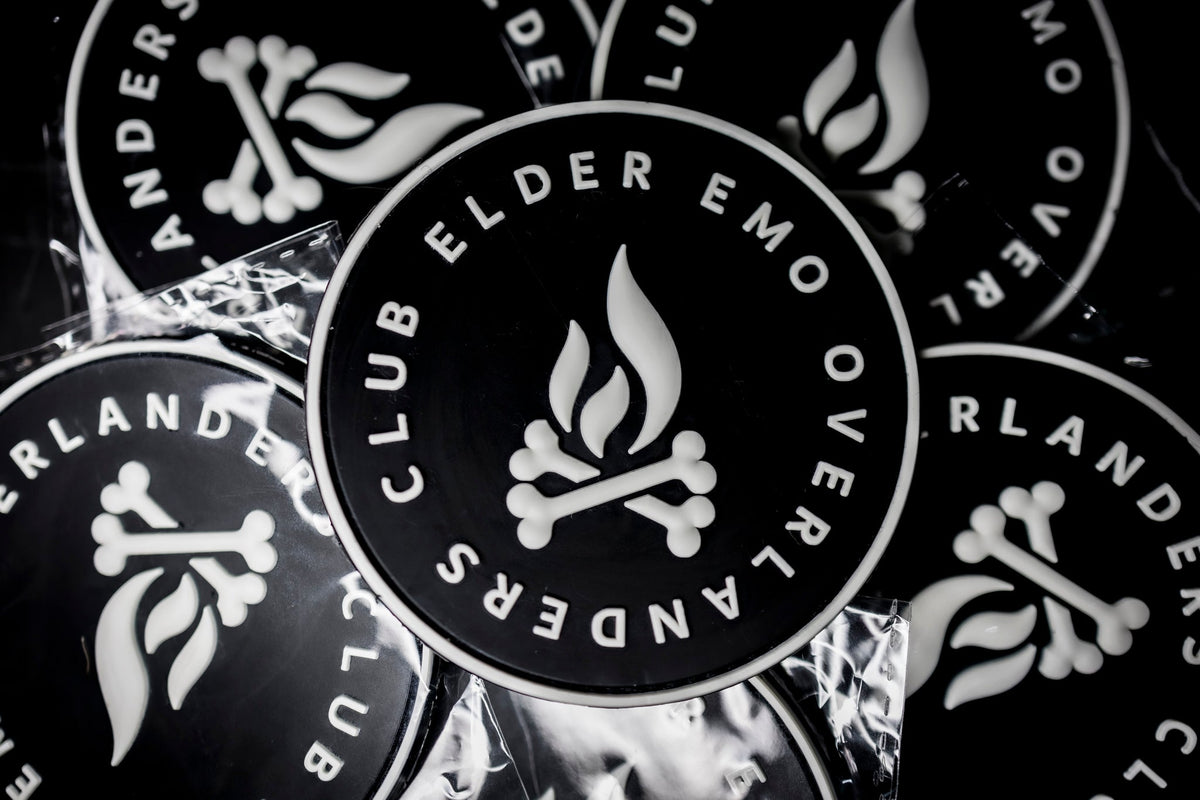 Elder Emo Overlanders Club Smoke & Bones Velcro Patch-FasterFlate