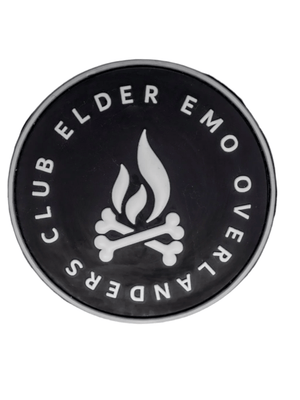 Elder Emo Overlanders Club Smoke & Bones Velcro Patch - FasterFlate