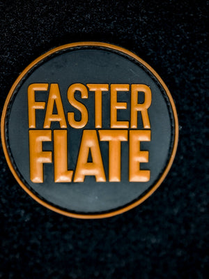 FasterFlate Logo Velcro Patch-FasterFlate