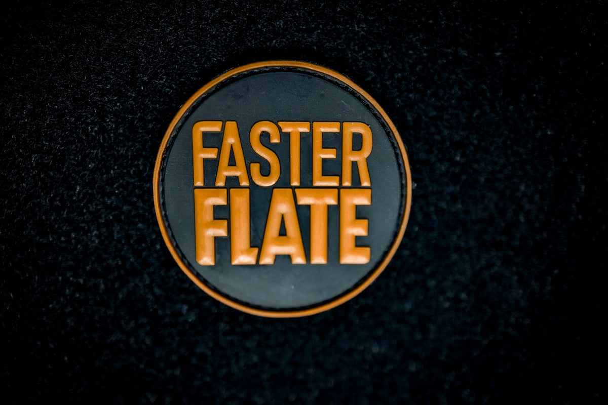 FasterFlate Logo Velcro Patch-FasterFlate