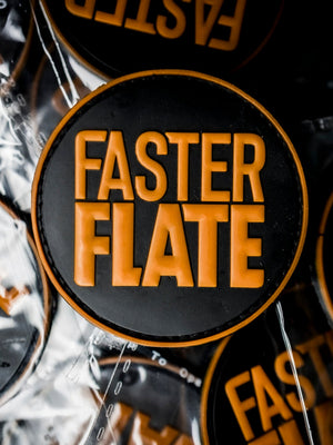FasterFlate Logo Velcro Patch-FasterFlate