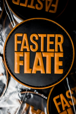 FasterFlate Logo Velcro Patch - FasterFlate