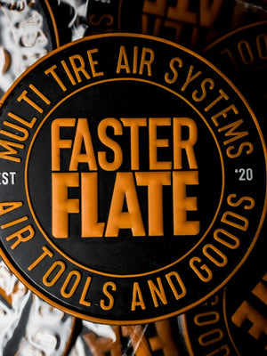 FasterFlate Multi-Tire Air Systems and Goods Velcro Patch-FasterFlate