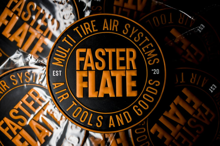 FasterFlate Multi-Tire Air Systems and Goods Velcro Patch-FasterFlate