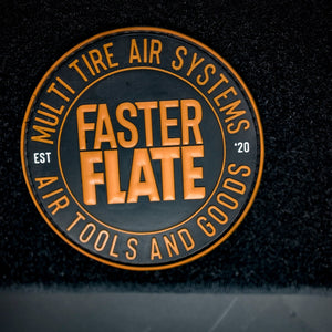 FasterFlate Multi - Tire Air Systems and Goods Velcro Patch - FasterFlate