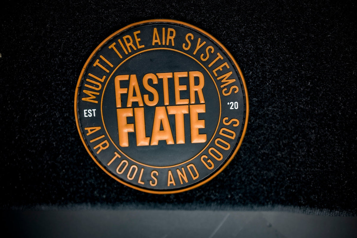 FasterFlate Multi-Tire Air Systems and Goods Velcro Patch-FasterFlate