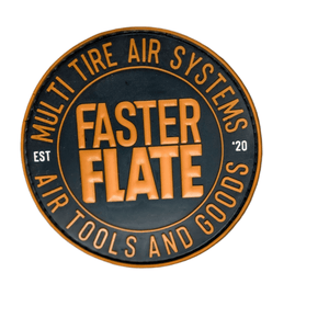 FasterFlate Multi - Tire Air Systems and Goods Velcro Patch - FasterFlate
