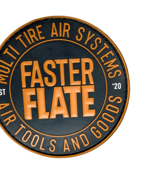 FasterFlate Multi - Tire Air Systems and Goods Velcro Patch - FasterFlate
