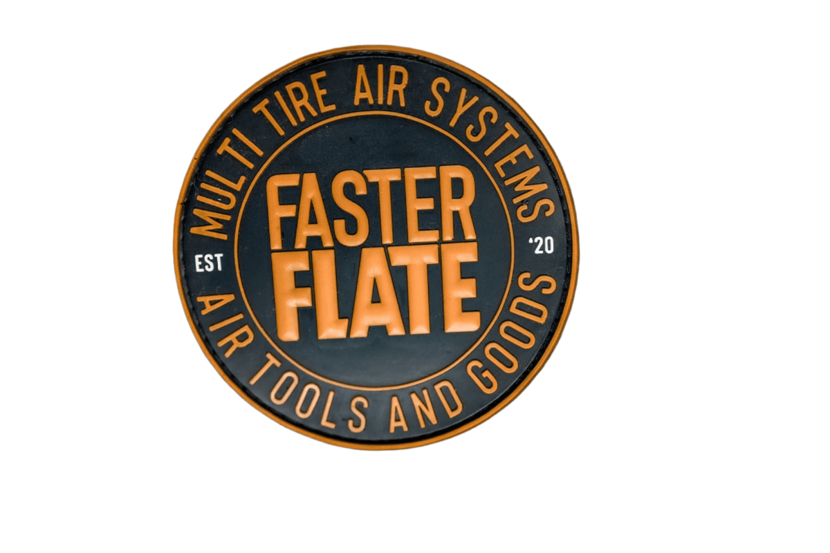 FasterFlate Multi - Tire Air Systems and Goods Velcro Patch - FasterFlate